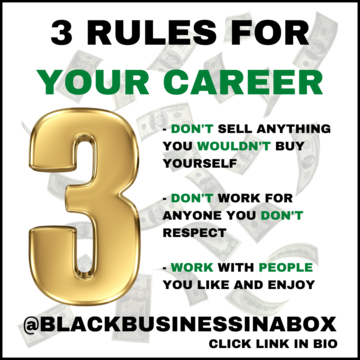 Three Rules for Your Career