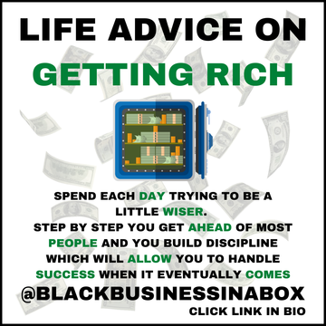 Life Advice on Getting Rich
