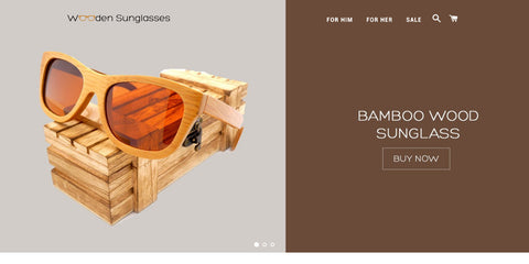 Image of Wooden Sunglasses
